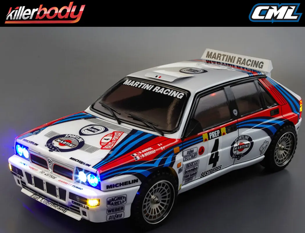 Killerbody Lancia Delta Hf Integrale 190mm Finished Body Rally – view 4