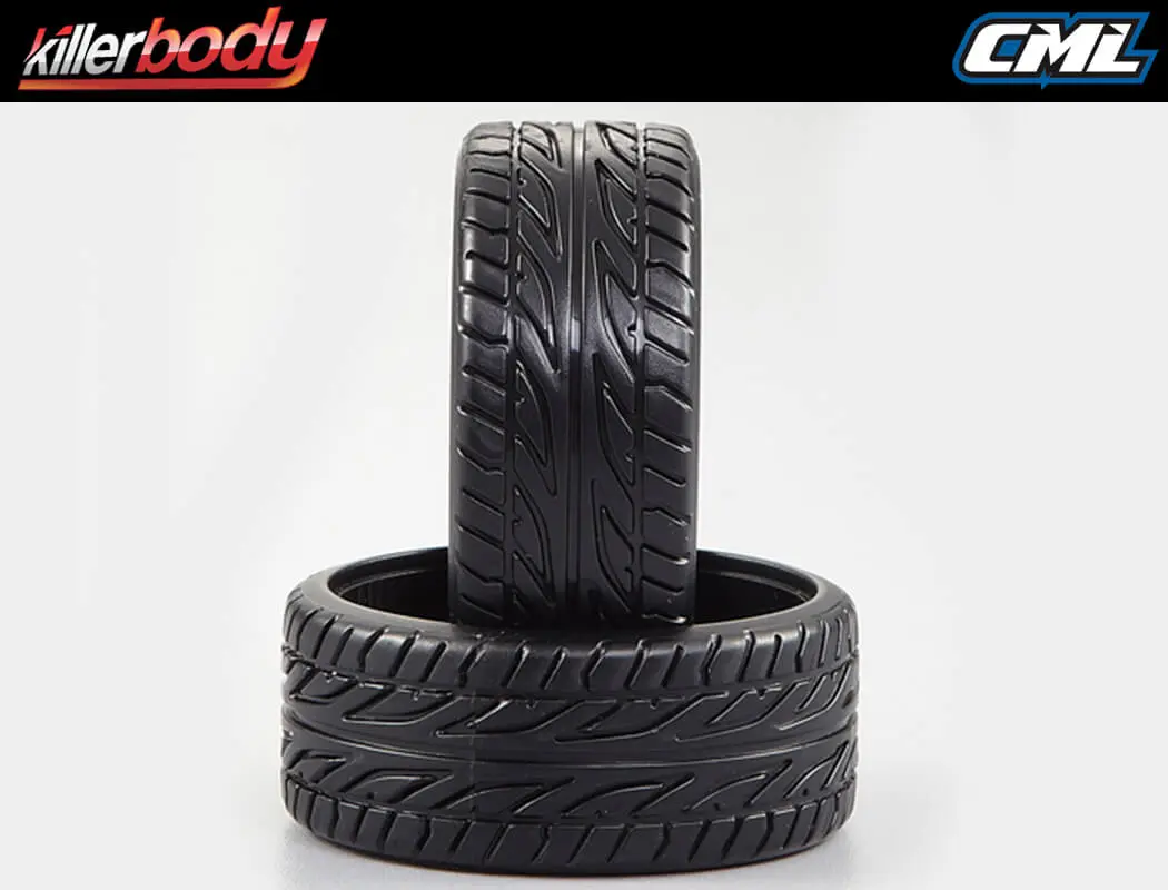 Killerbody Drift Tread Tyre 1/ 10 Touring Car Type "A" (4pc) – view 2