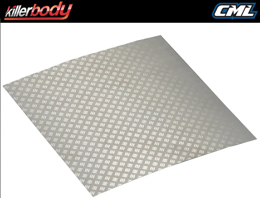 Killerbody Stainless Steel Modified Chequer Plate Silver – view 2