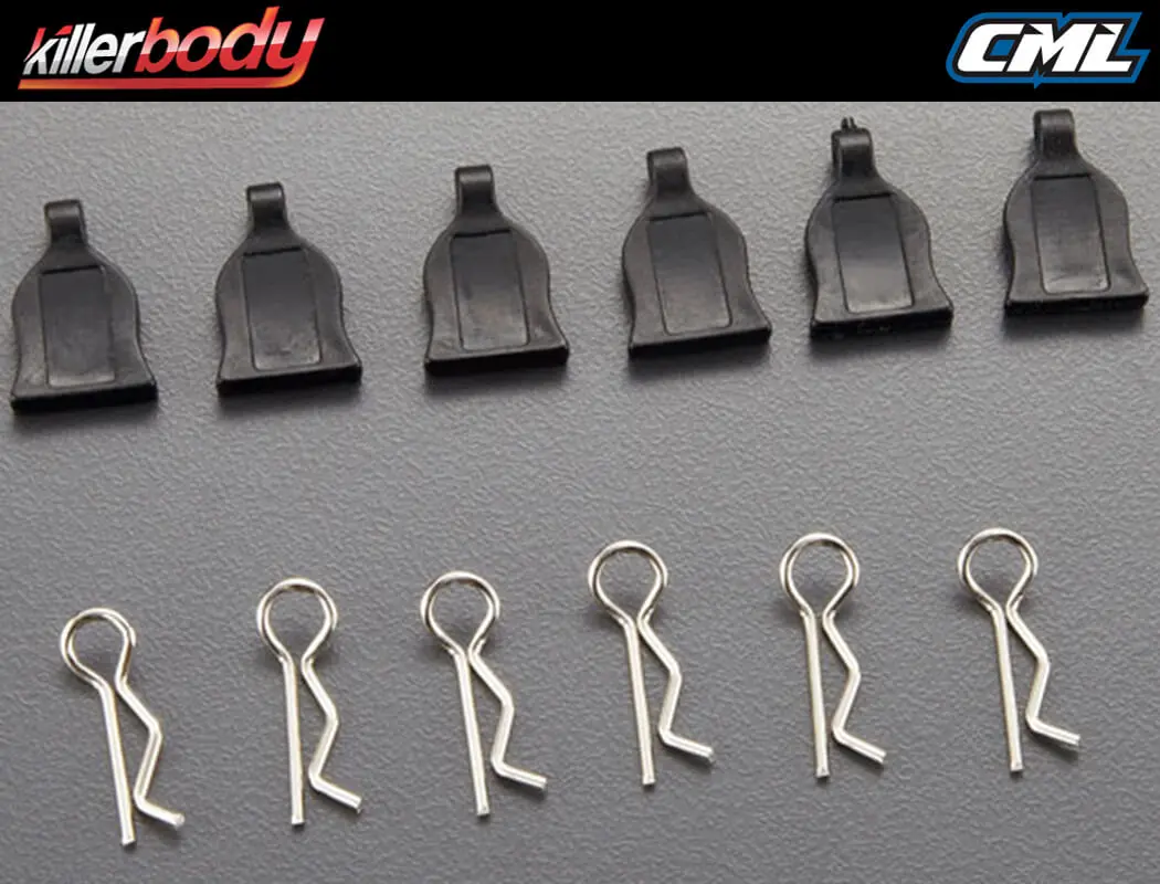 Killerbody Body Clips W/Rubber Pulls (6) – view 2