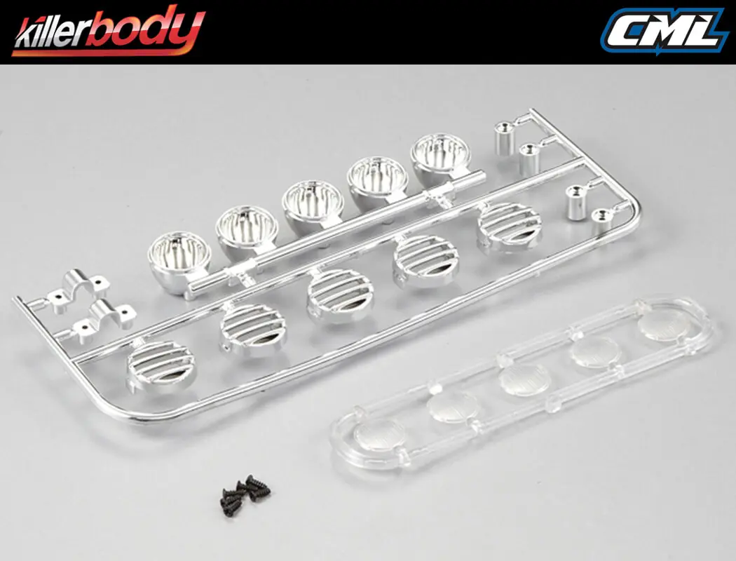 Killerbody Chrome Light Set for Roof Type A – view 2