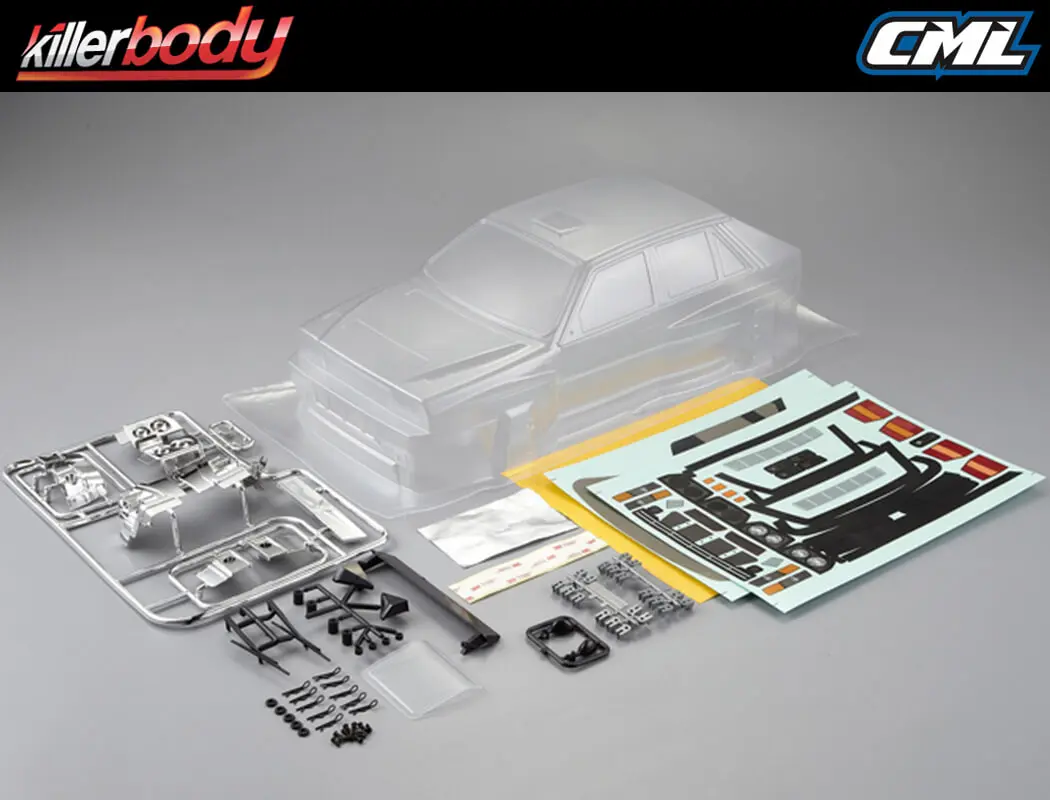 Killerbody Lancia Delta Hf Integrale 190mm Clear Body – view 2