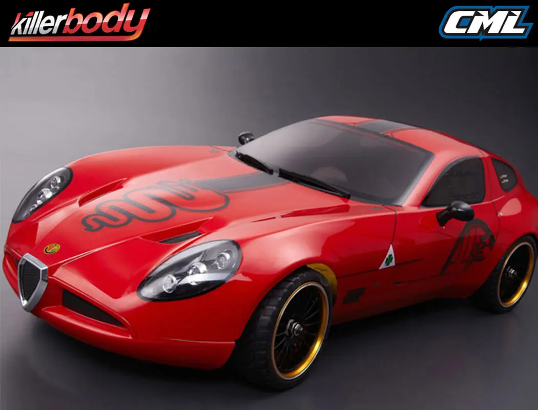 Killerbody Alfa Romeo Tz3 Corsa 190mm Clear Body – view 3