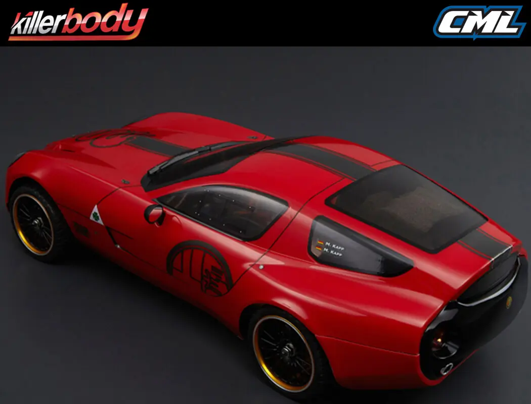 Killerbody Alfa Romeo Tz3 Corsa 190mm Clear Body – view 4