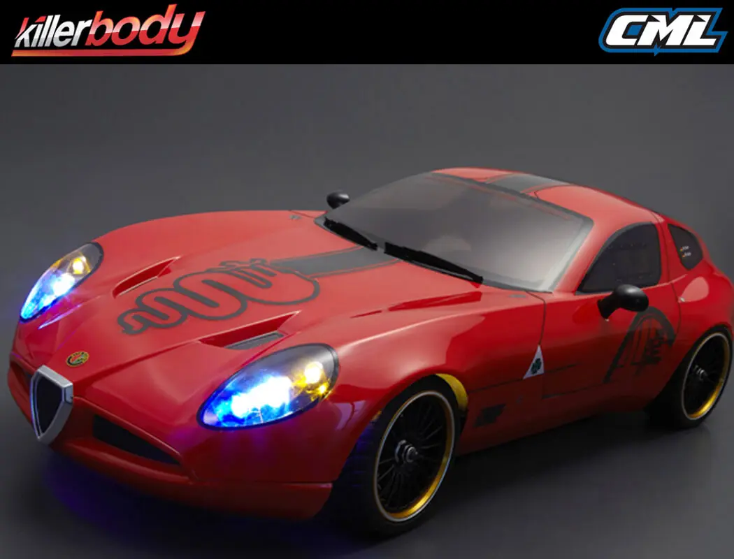 Killerbody Alfa Romeo Tz3 Corsa 190mm Clear Body – view 5
