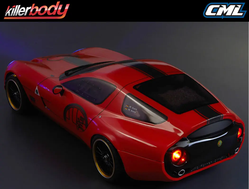 Killerbody Alfa Romeo Tz3 Corsa 190mm Clear Body – view 6