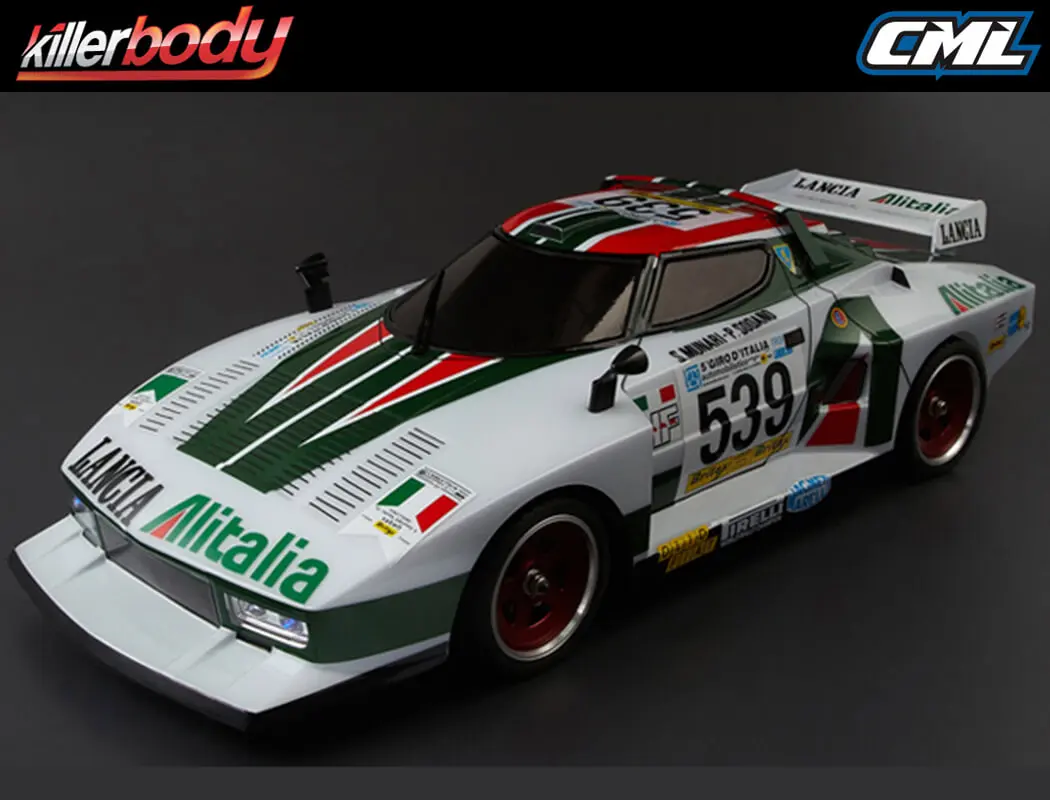 Killerbody Lancia Stratos (1977 Giro) 190mm Clear Body – view 3