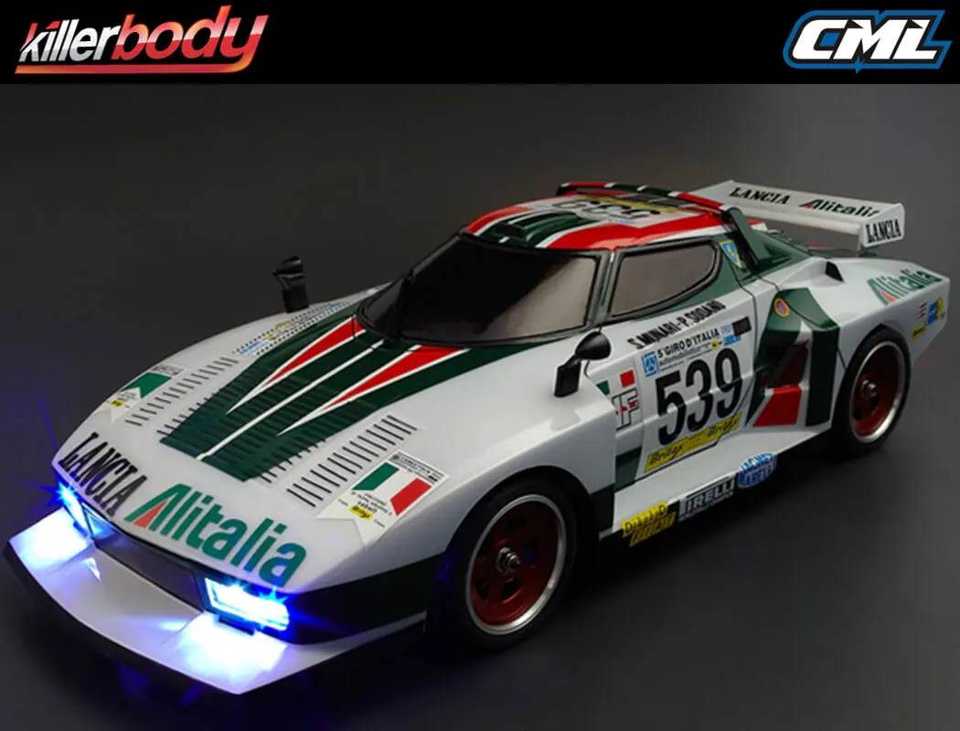 Killerbody Lancia Stratos (1977 Giro) 190mm Clear Body – view 5