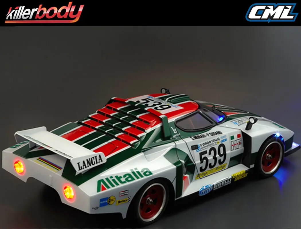 Killerbody Lancia Stratos (1977 Giro) 190mm Clear Body – view 6