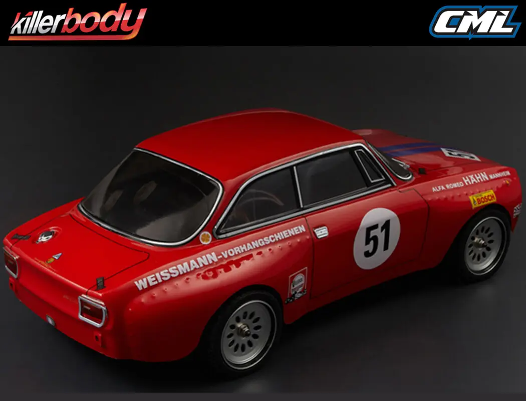 Killerbody Alfa Romeo 2000 Gtam 190mm Clear Body – view 4