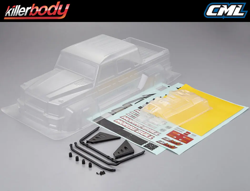 Killerbody Horri-Bull 1/10 Crawler Clear Body Shell – view 2