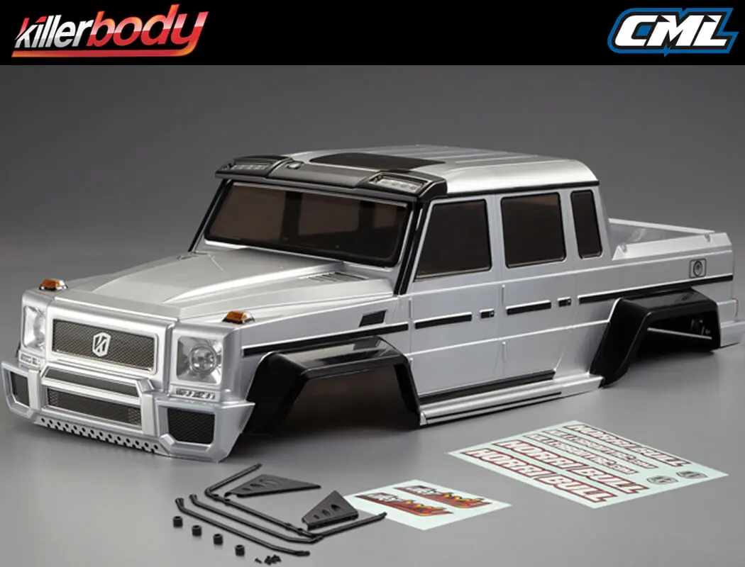 Killerbody Horri-Bull 1/10 Crawler Finished Body Silver – view 2