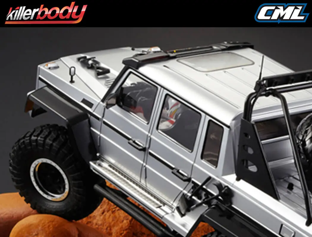 Killerbody Horri-Bull 1/10 Crawler Finished Body Silver – view 4