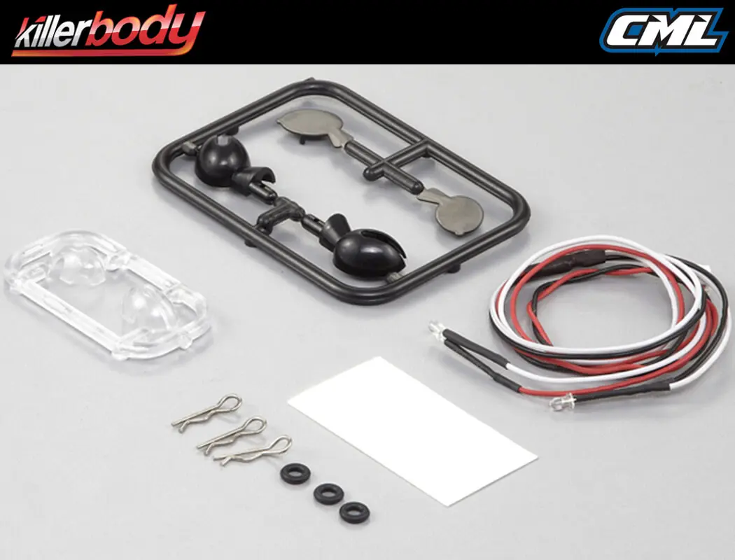 Killerbody Wing Mirror "C" W/L Ed Unit Set 1/10 Touring Car – view 2