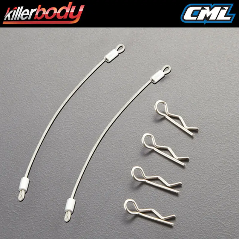 Killerbody Body Rope W/Clip Set (Metal) 100mm