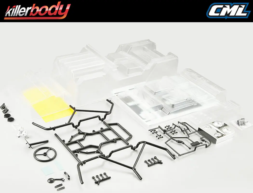 Killerbody Warrior 1/10 Crawler Clear Body – view 2