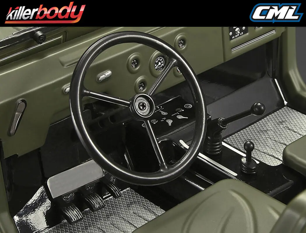Killerbody Black Plastic Parts for Warrior Body – view 4