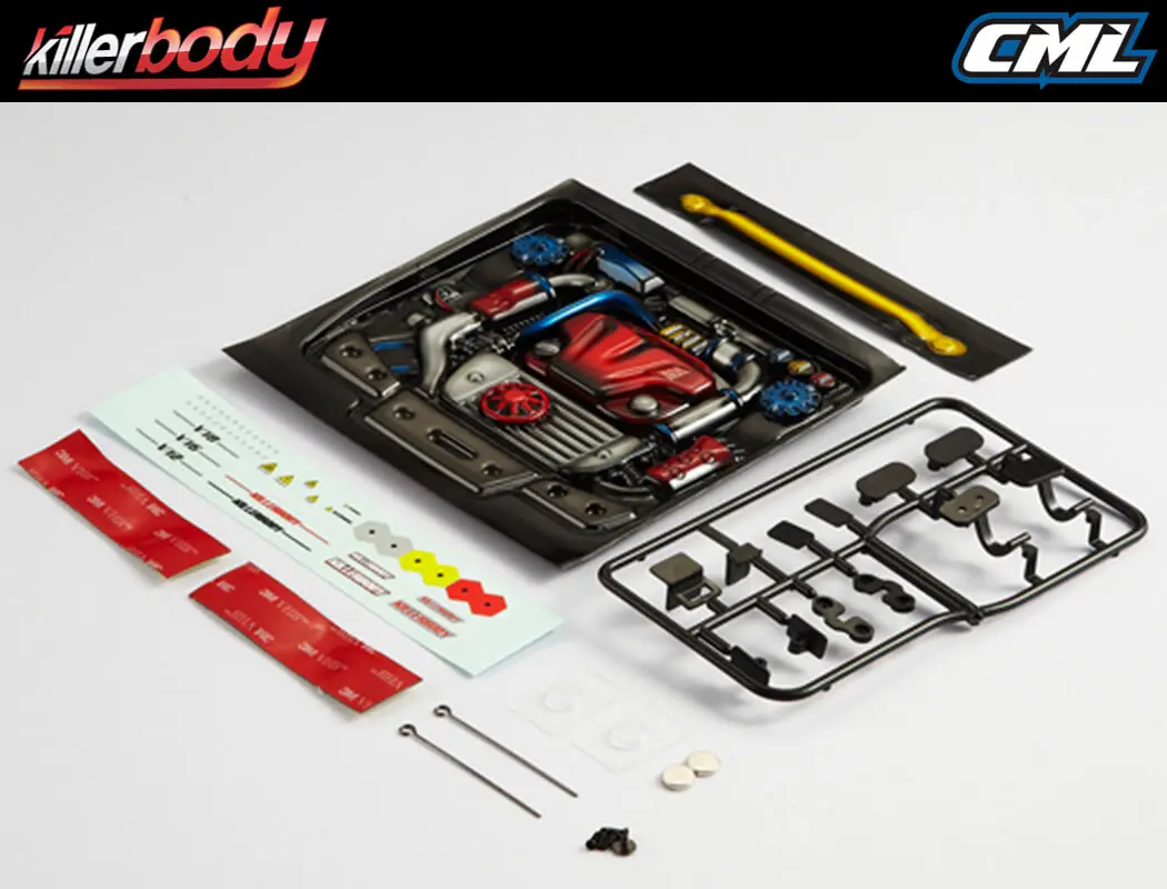 Killerbody Touring Car Engine Finished Type B – view 2