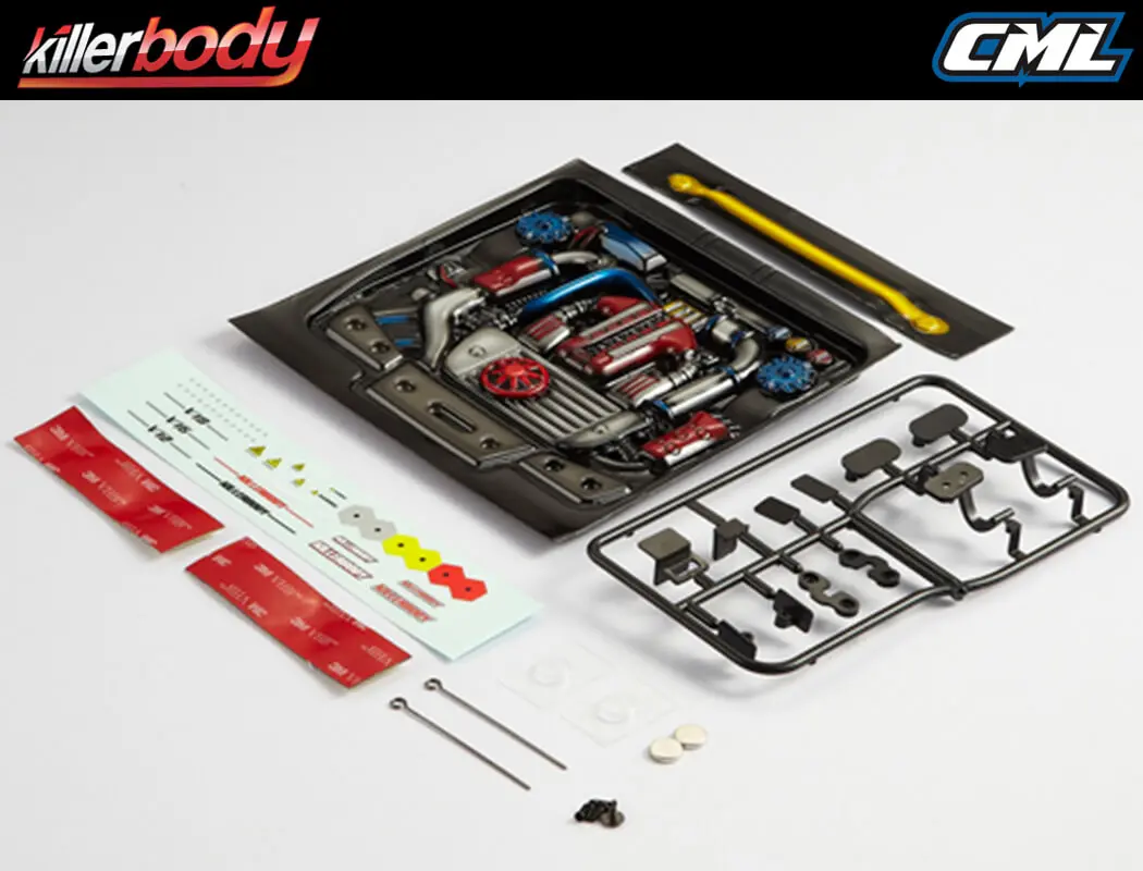 Killerbody Touring Car Engine Finished Type D – view 2