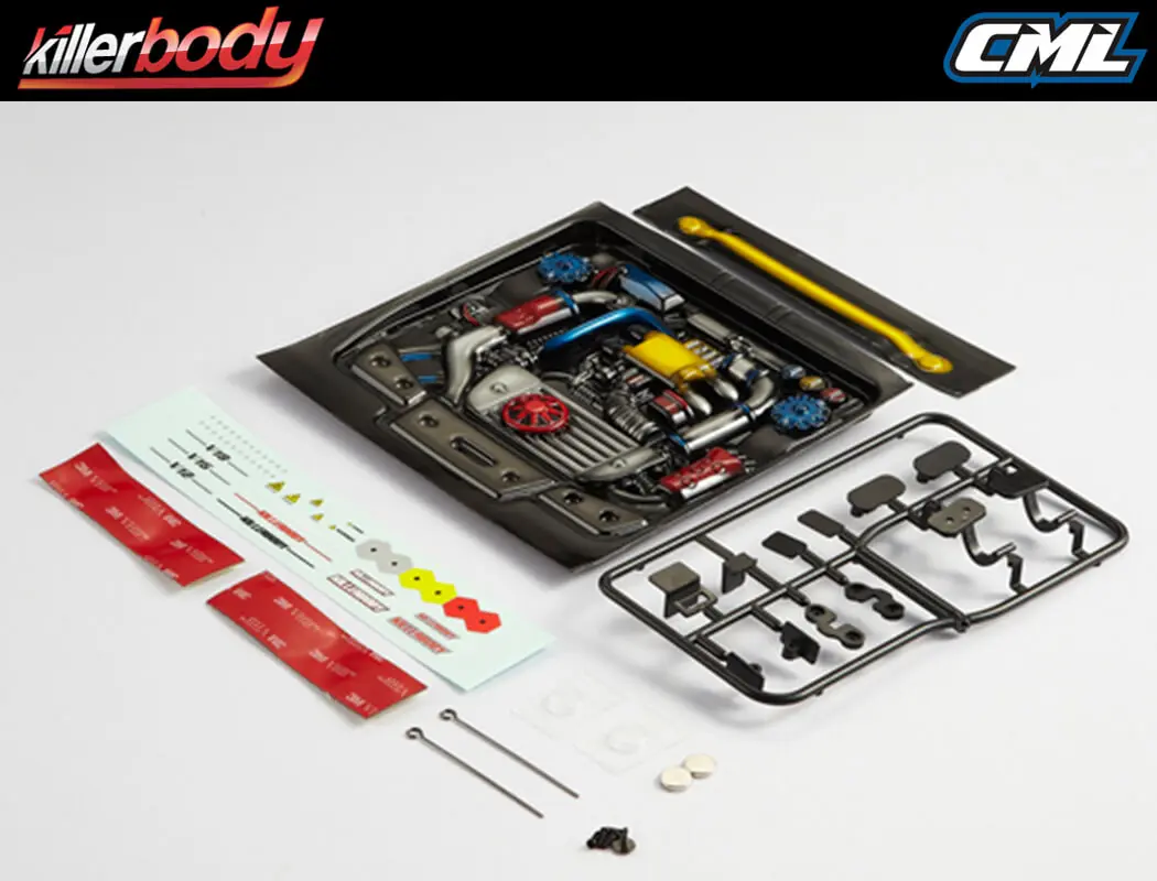 Killerbody Touring Car Engine Finished Type E – view 2
