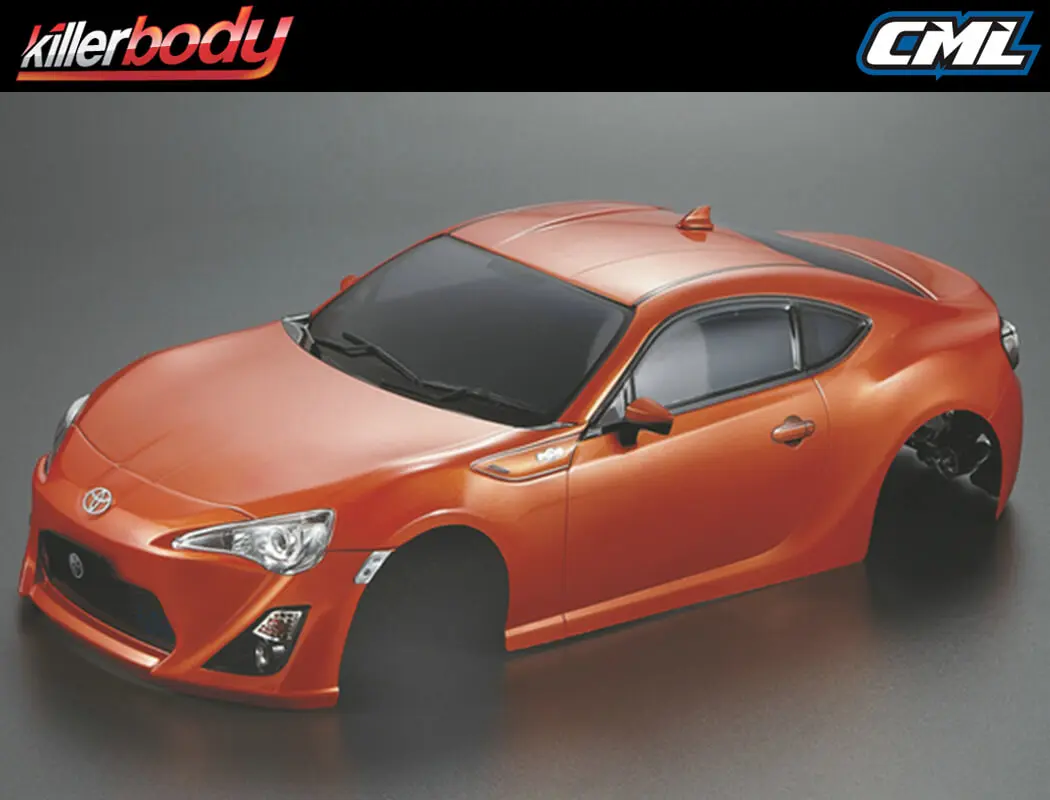 Killerbody Toyota 86 190mm Finished Body Met-Orange – view 2