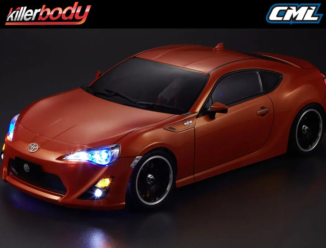 Killerbody Toyota 86 190mm Finished Body Met-Orange – view 3