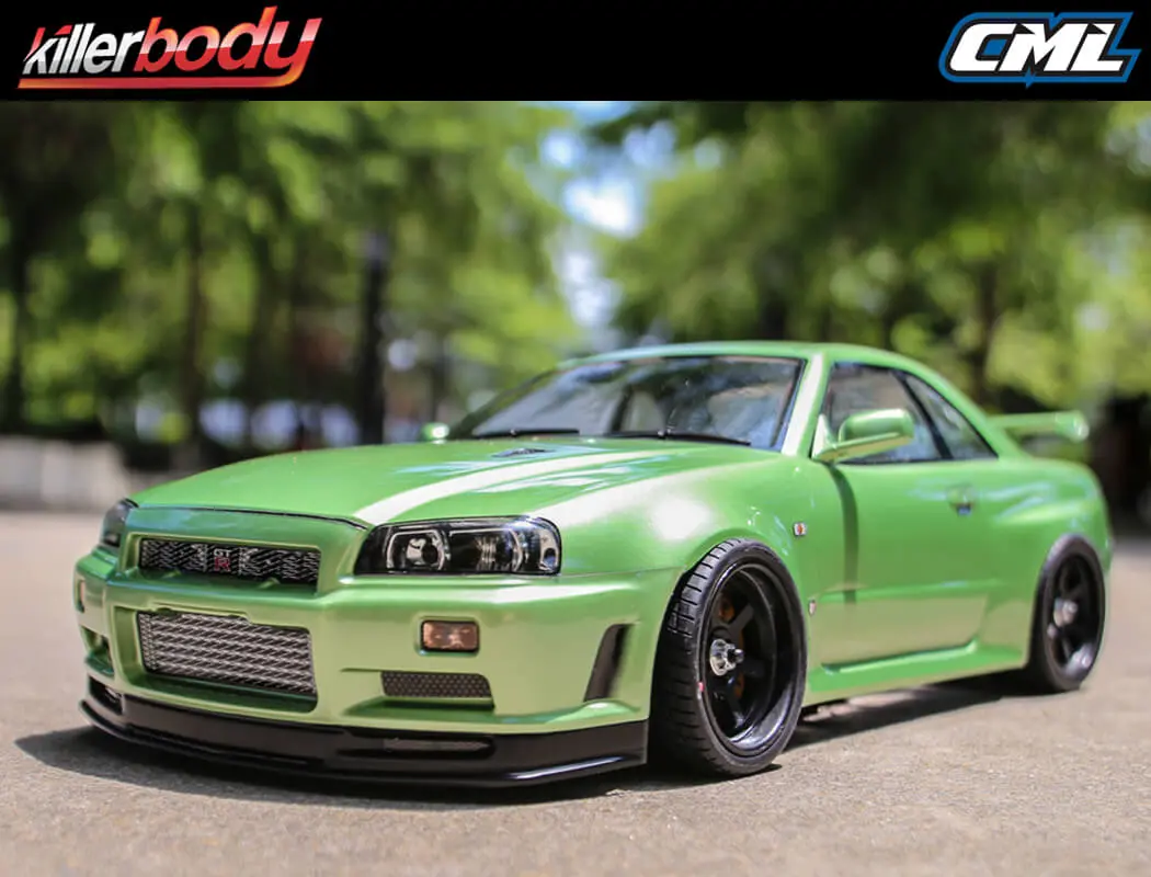 Killerbody Nissan Skyline R34 195mm Clear Body – view 4