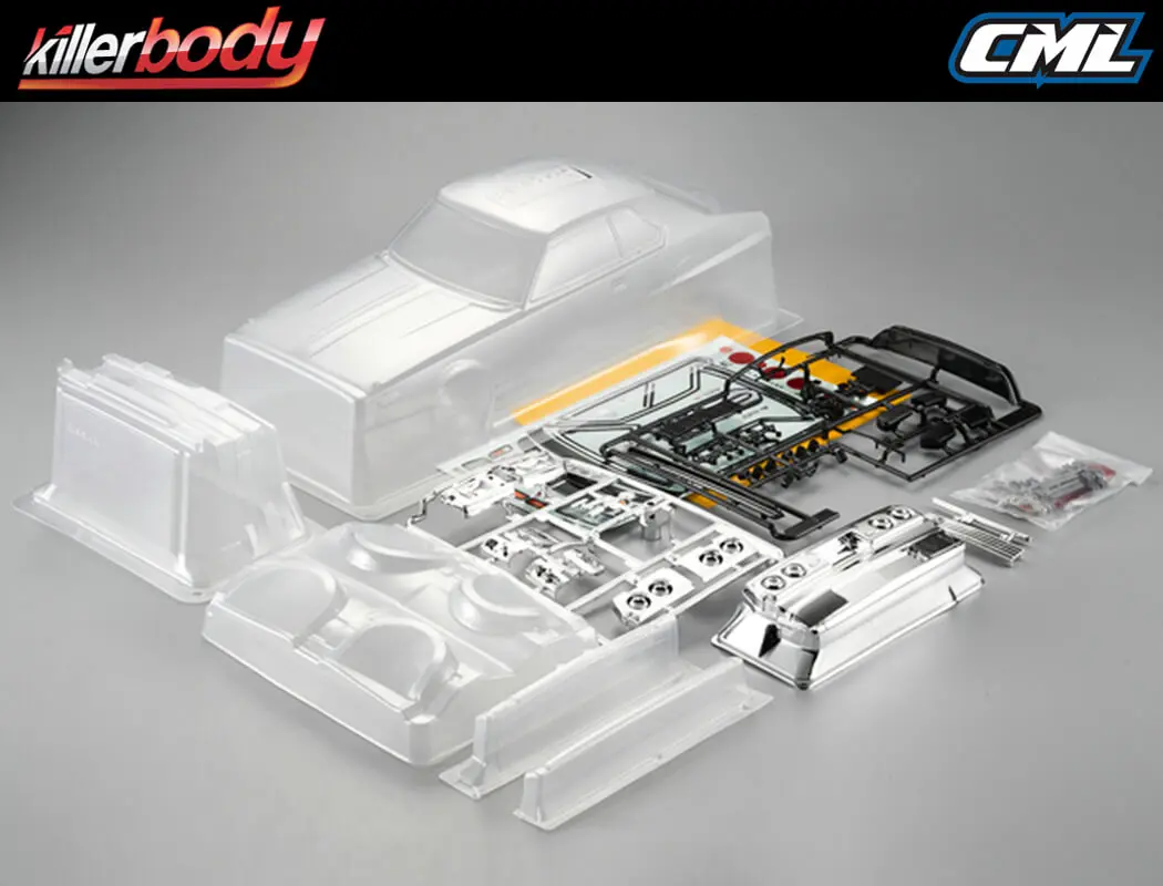 Killerbody Nissan Skyline 2000 Turbo Gt-Es 195mm Clear Body – view 2