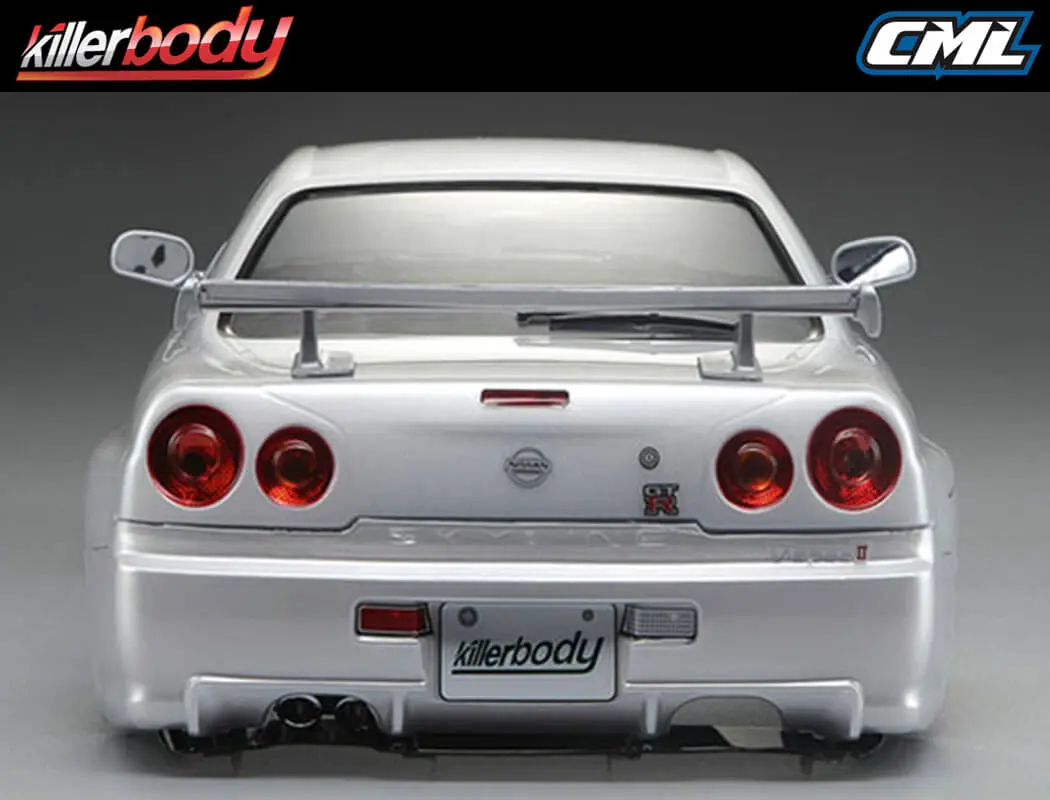 Killerbody Nissan Skyline R34 195mm Finished Body-White – view 2