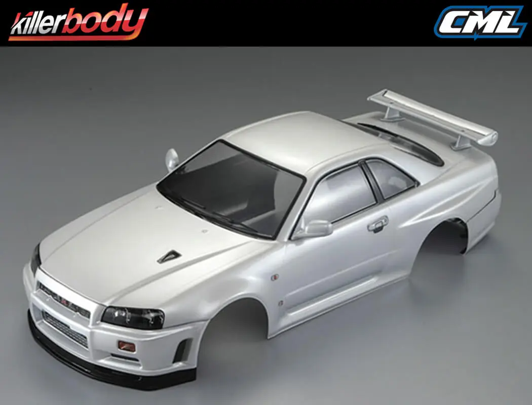 Killerbody Nissan Skyline R34 195mm Finished Body-White – view 4