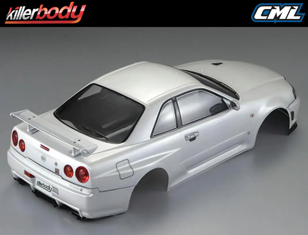 Killerbody Nissan Skyline R34 195mm Finished Body-White – view 6