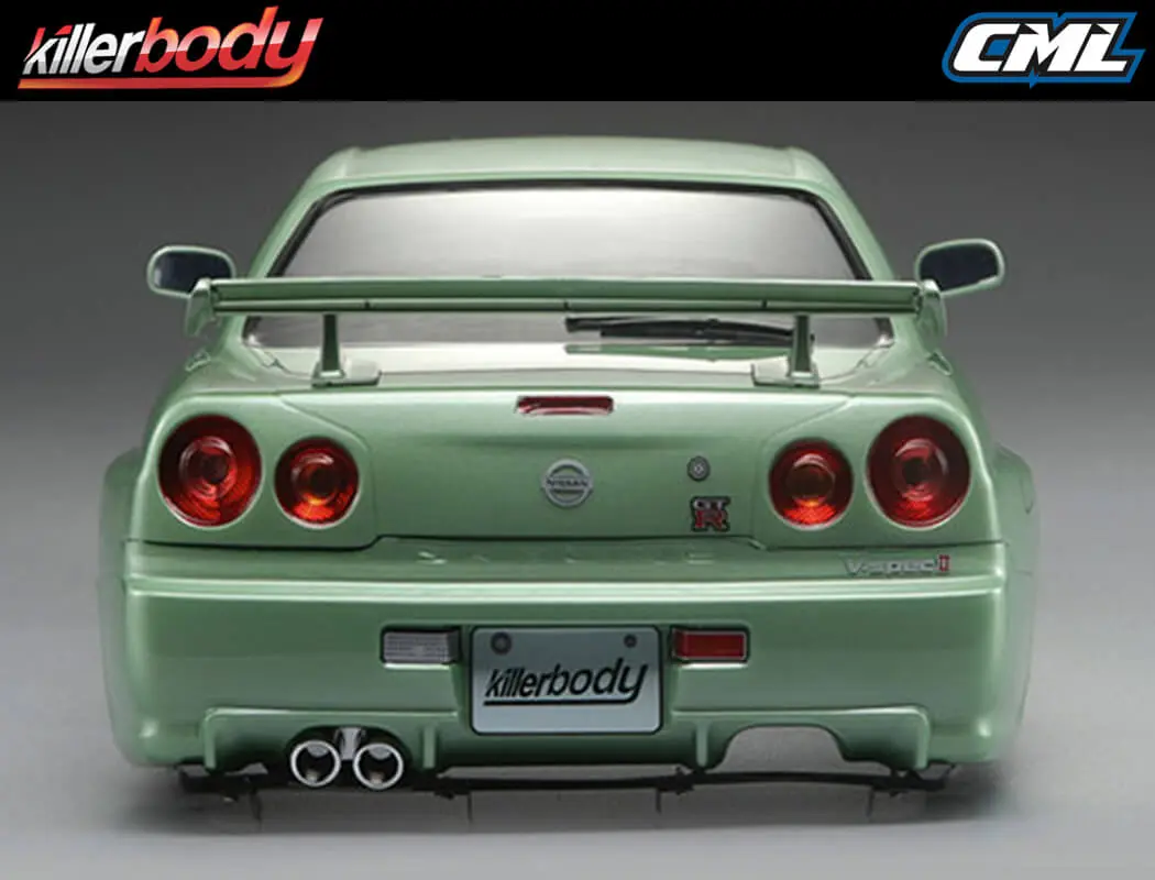 Killerbody Nissan Skyline R34 195mm Finished Body-Green – view 3