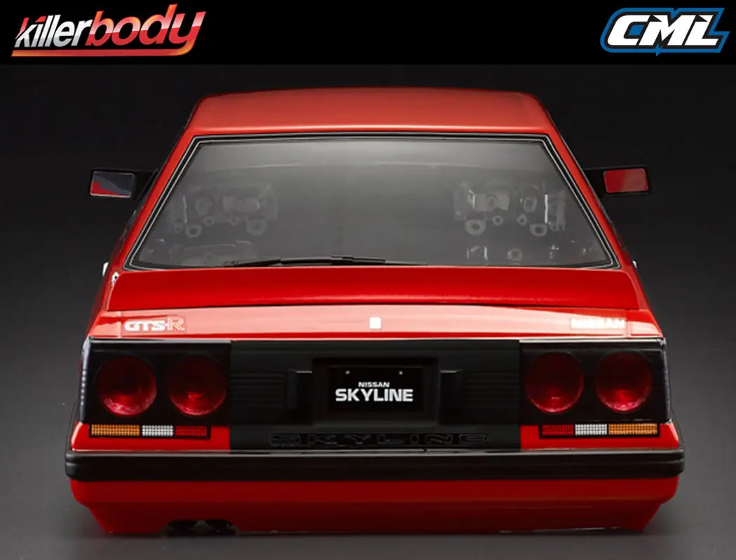Killerbody Nissan Skyline R31 190mm Finished Body Red – view 5