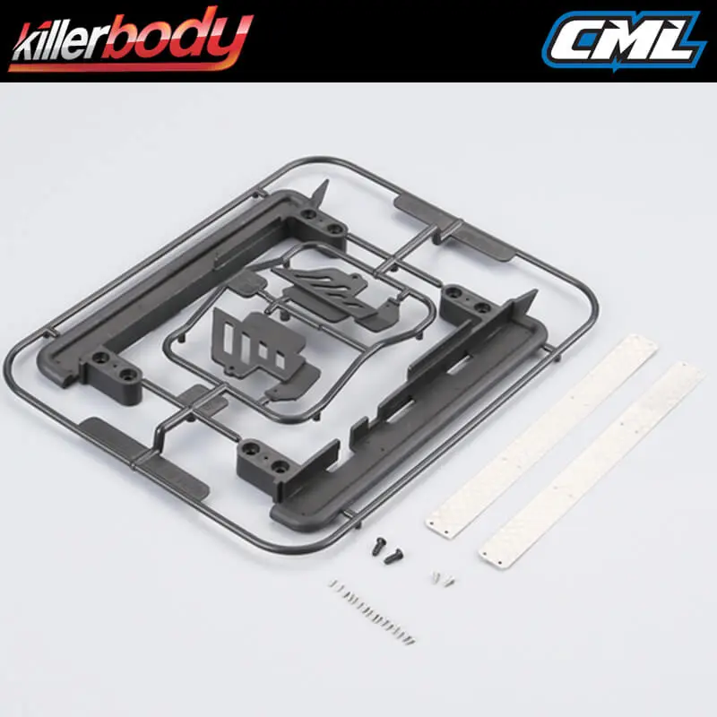 Killerbody R &amp; L Pedal W/Antiskid Plate Stainless Steel &amp; Plastic