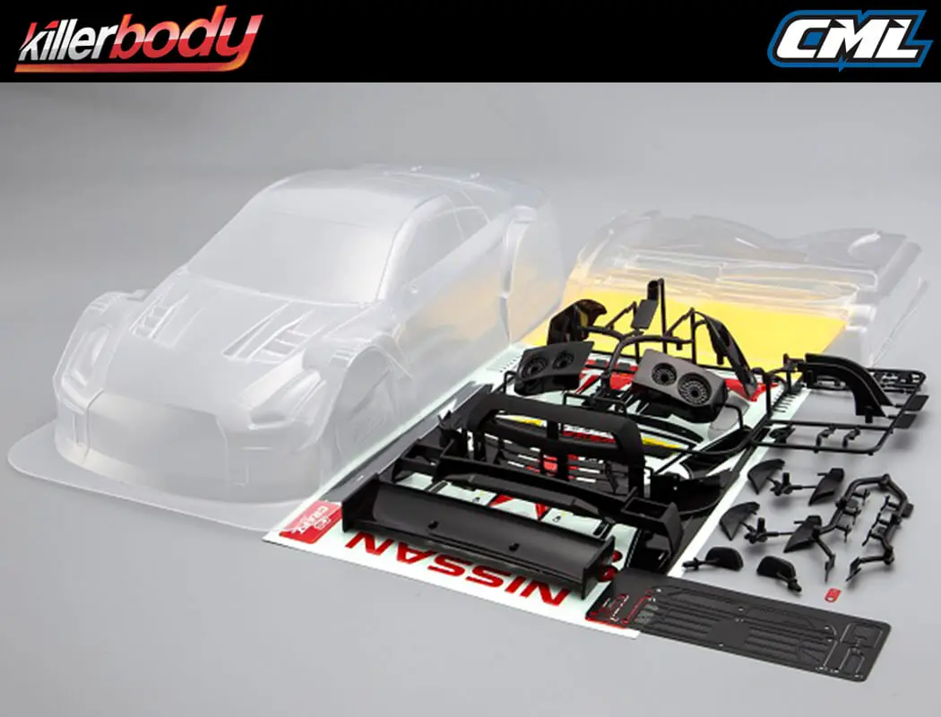 Killerbody Nissan Motul Autech Gt-R 2016 Clear Body Set – view 2