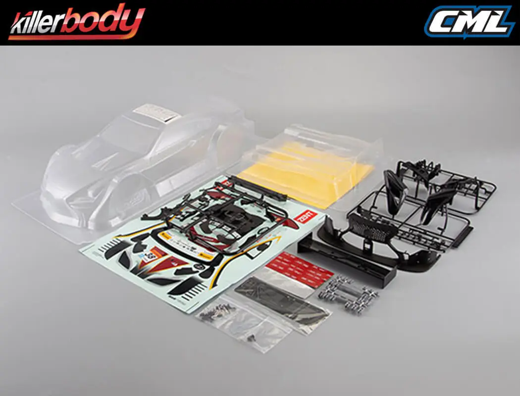 Killerbody Zent Cerumo Rc F Clear Bodyshell 1/10th – view 2