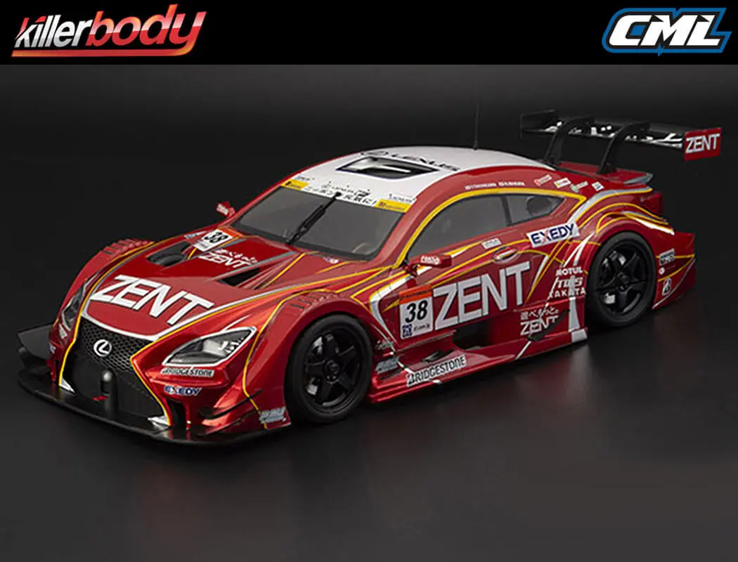 Killerbody Zent Cerumo Rc F Clear Bodyshell 1/10th – view 3