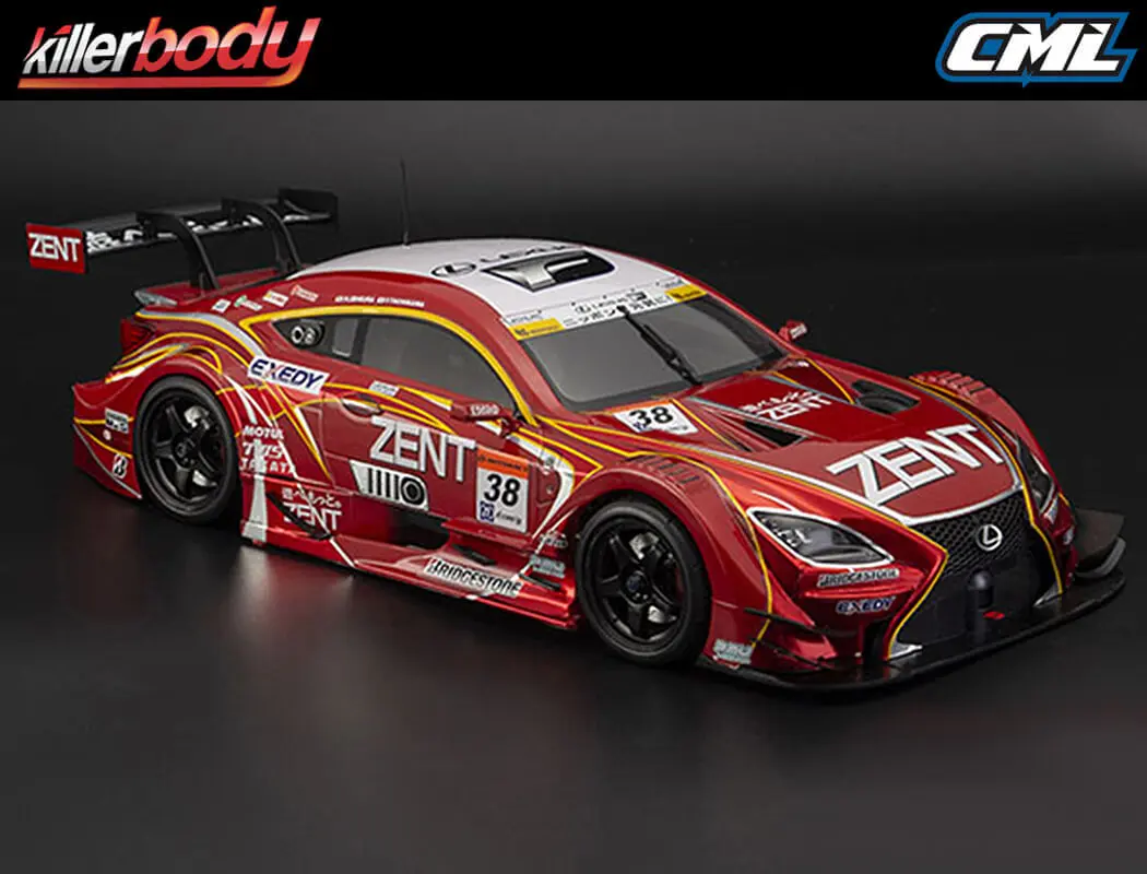 Killerbody Zent Cerumo Rc F Clear Bodyshell 1/10th – view 4