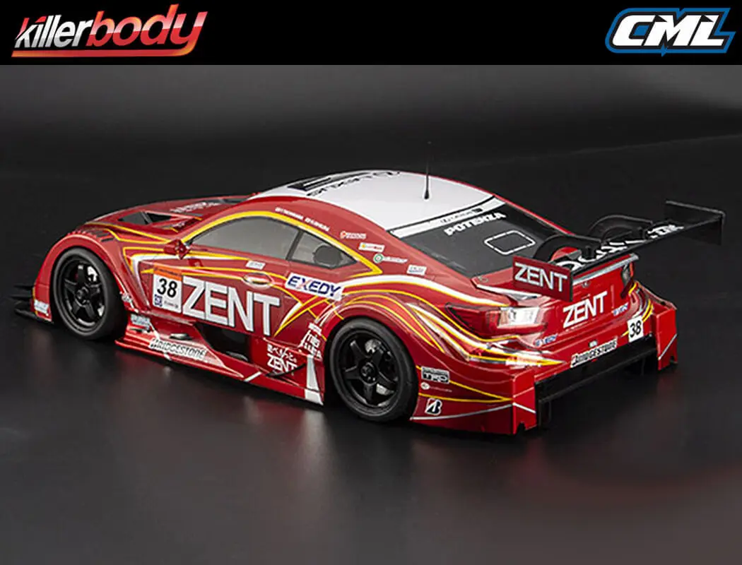 Killerbody Zent Cerumo Rc F Clear Bodyshell 1/10th – view 5