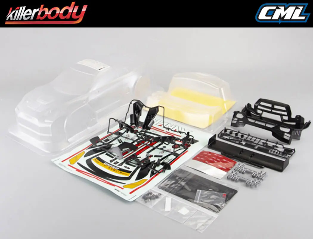 Killerbody Gainer Tanax Gt-R Nismo R35 Clear Body 1/10th – view 2