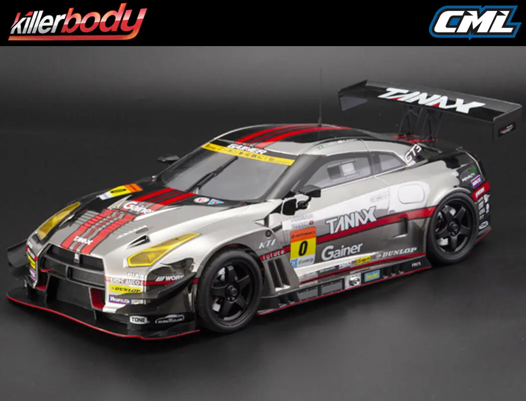 Killerbody Gainer Tanax Gt-R Nismo R35 Clear Body 1/10th – view 3