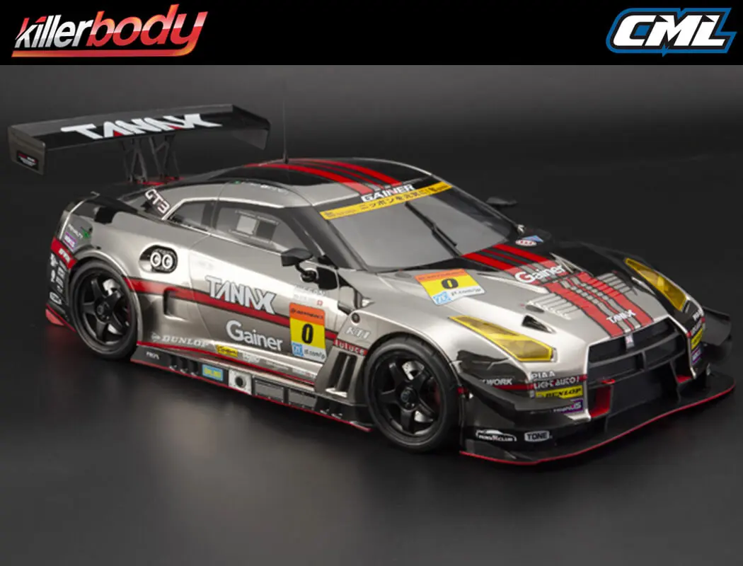Killerbody Gainer Tanax Gt-R Nismo R35 Clear Body 1/10th – view 4