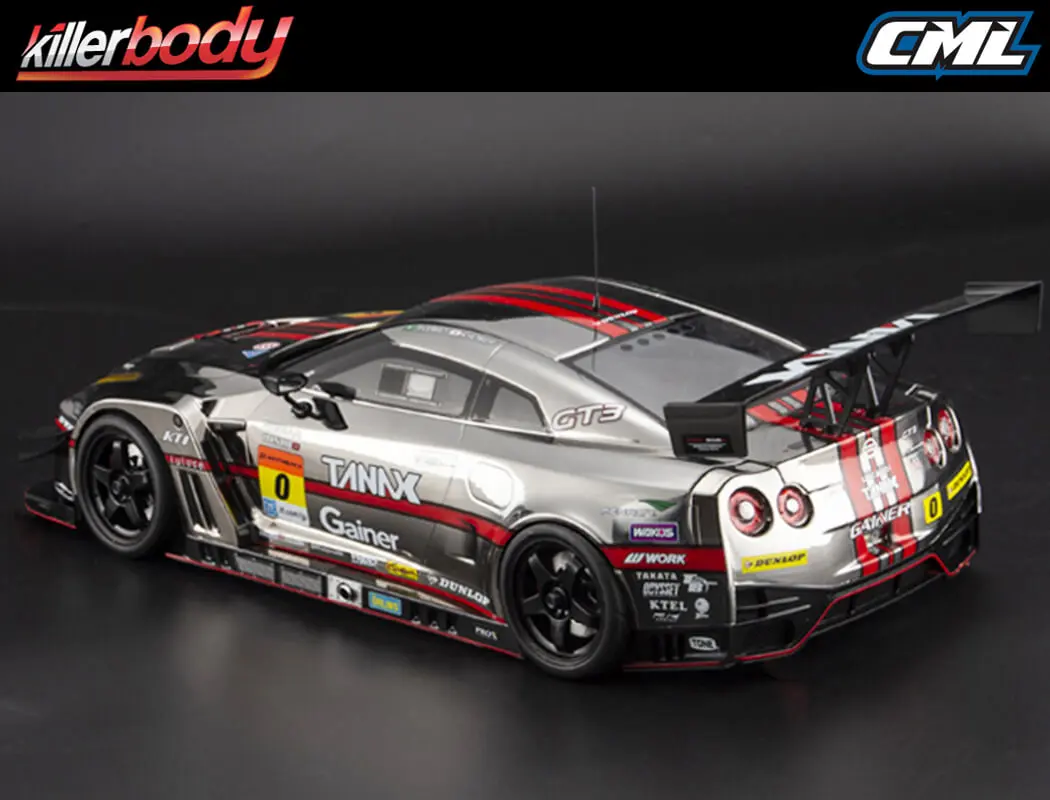 Killerbody Gainer Tanax Gt-R Nismo R35 Clear Body 1/10th – view 5