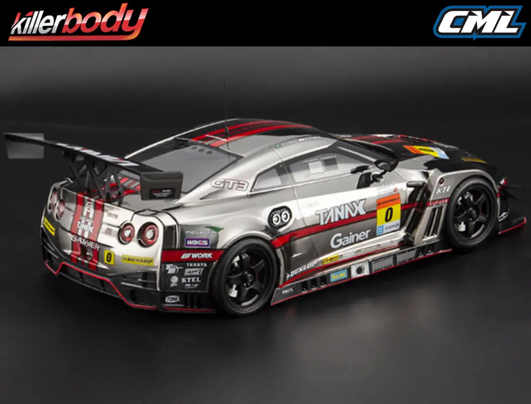 Killerbody Gainer Tanax Gt-R Nismo R35 Clear Body 1/10th – view 6