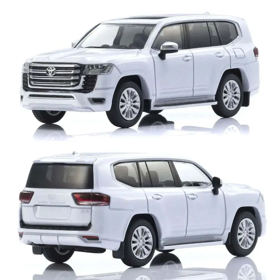 Kyosho 1:64 Toyota Land Cruiser 300 Book Type - White – view 2