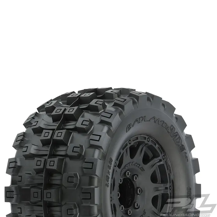 Proline Badlands Mx38 Hp 3.8" Tyre+raid Black 8x32 Hex 17mm – view 5