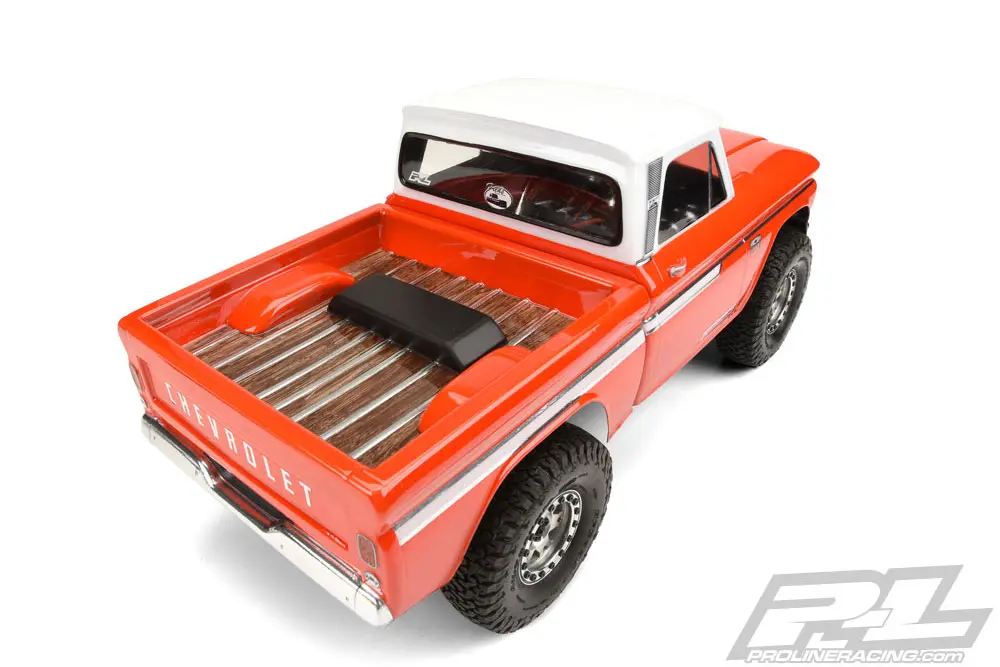 Proline 1966 Chevrolet C-10 Clear Body (Cab+bed) Scx10 313 – view 4