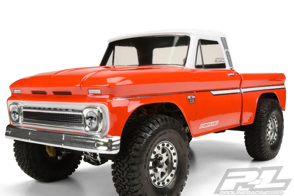Proline 1966 Chevrolet C-10 Clear Body (Cab+bed) Scx10 313 – view 6