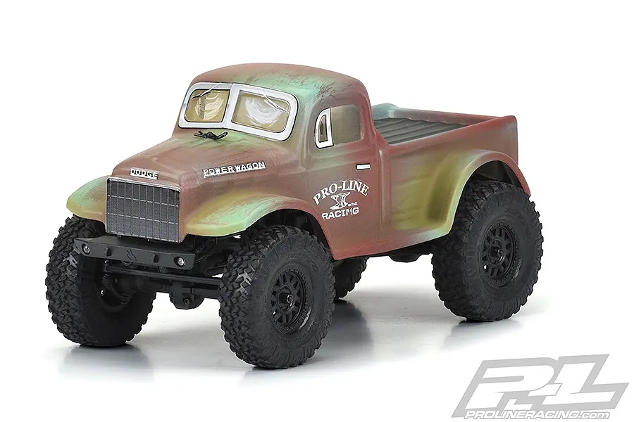 Proline 1946 Dodge Power Wagon Clear Body for Scx24 Jlu – view 2