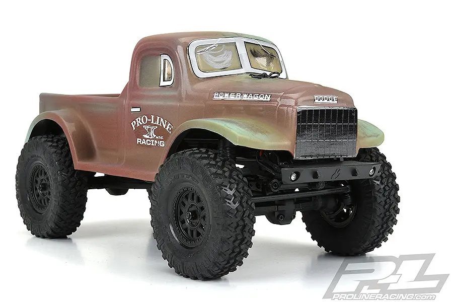 Proline 1946 Dodge Power Wagon Clear Body for Scx24 Jlu – view 5